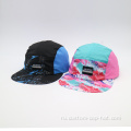 100% Polyester 5 Panel Sport Cap